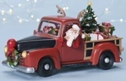 Roman Santa Pickup Truck Music Box