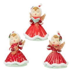 Retro Caroling Angels