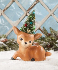 Resting Merry & Bright Reindeer