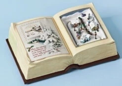 Christmas Book Music Box