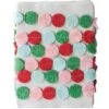 Fun Felt Circle Garland - Red, Pink, Blue, Green