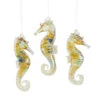 Art Glass Seahorse Ornaments