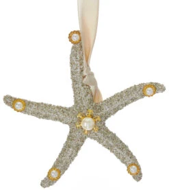 Kurt Adler Glitter Starfish Ornament