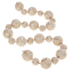 Golden Ice Encrusted Garland