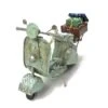 Vintage Green Scooter Ornament With Gifts