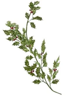 Holly Berry Glitter Garland