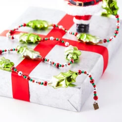 Holly & Bead Garland