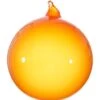 Jim Marvin Sun Moon Orange Bubblegum Glass Ornaments