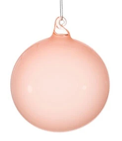 Jim Marvin Coral Bubblegum Glass Ornaments