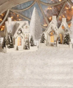 Large Ivory Cottages - Putz Houses