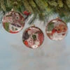 Retro Christmas Disc Ornaments