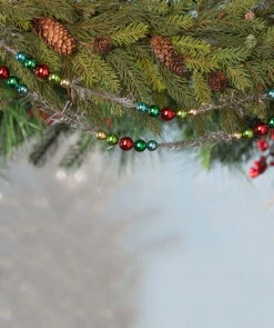 Merry & Bright Tinsel & Bead Garland