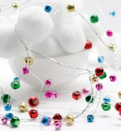 Colorful Mini Jingle Bell Garland