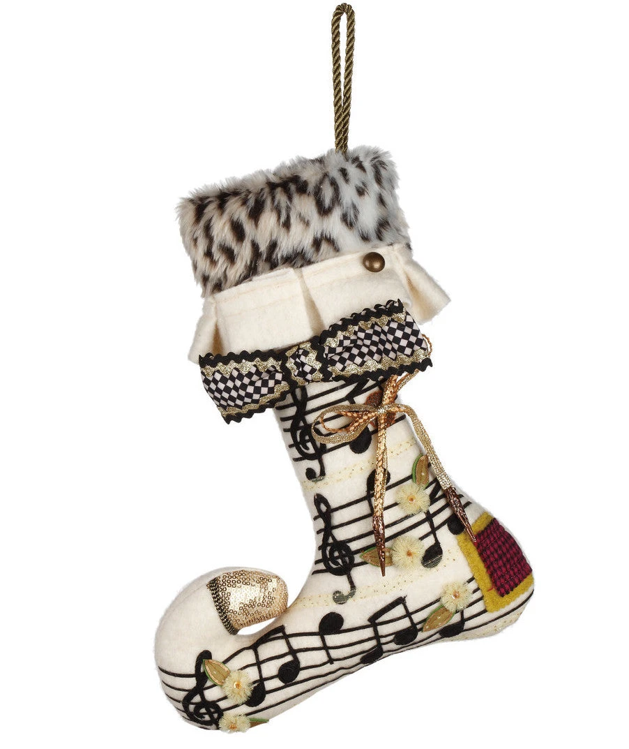 Petite Amadeus Stocking Accent Pillow