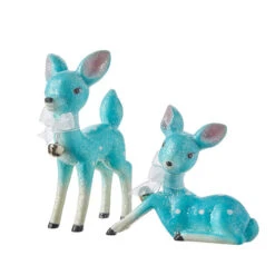 Retro Turquoise Blue Deer
