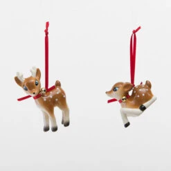 Retro Deer Ornaments, Ceramic