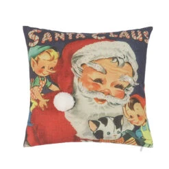 Santa's Workshop Pillow