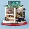 Santa's Coffee Shop Music Box