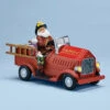 Santa's Fire Truck Music Box