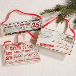 Santa's North Pole Ornaments