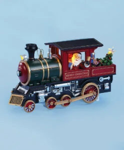 Santa's Locomotive Music Box