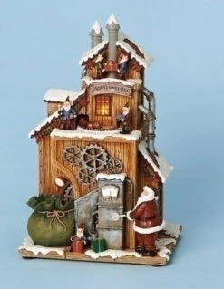 Santa's Workshop Music Box