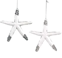 Sea Crystal Starfish Ornaments
