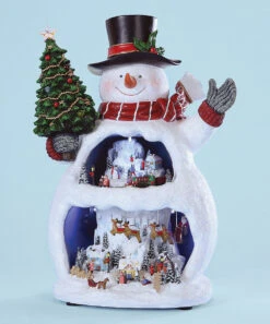 Roman Snowman Music Box