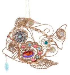 Jeweled Sun Fish Ornament