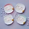 Winking Santa Cookie Plates